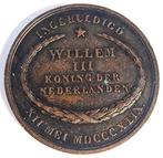 Strooipenning 12 mei 1848, brons, Ophalen of Verzenden, Brons, Nederland