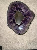 Amethist spiegel / geode – 4,1 kg, Huis en Inrichting, Woonaccessoires | Spiegels, Ophalen, Minder dan 50 cm, Gebruikt, Minder dan 100 cm