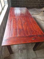 Landelijke kloostertafel 240cm, Huis en Inrichting, Tafels | Eettafels, Ophalen, Gebruikt, 200 cm of meer, 50 tot 100 cm