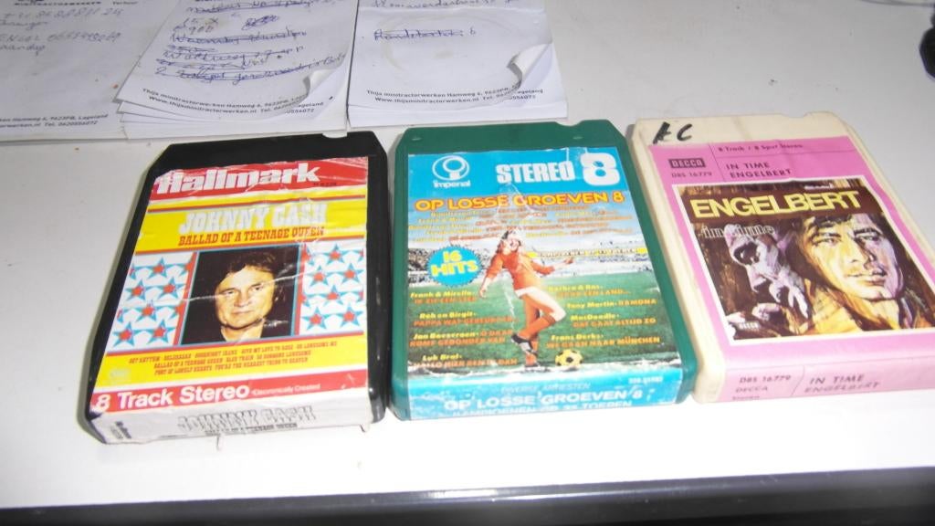 8 track stereo, Ophalen