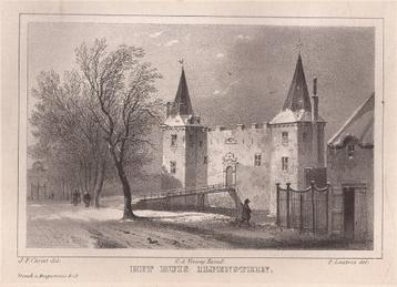 Het Huis Ilpenstein in Noord-Holland Litho 1846 beschikbaar voor biedingen