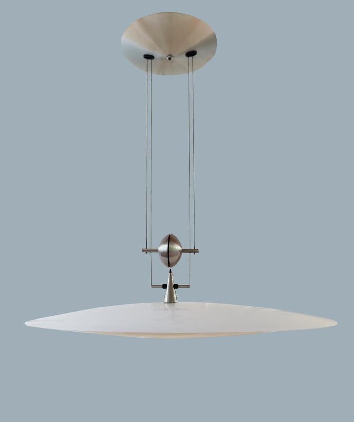 Hanglamp Kreisl Licht, ASTA Più met glasscherm DO7 (2012), Huis en Inrichting, Lampen | Hanglampen, Gebruikt, 50 tot 75 cm, Glas