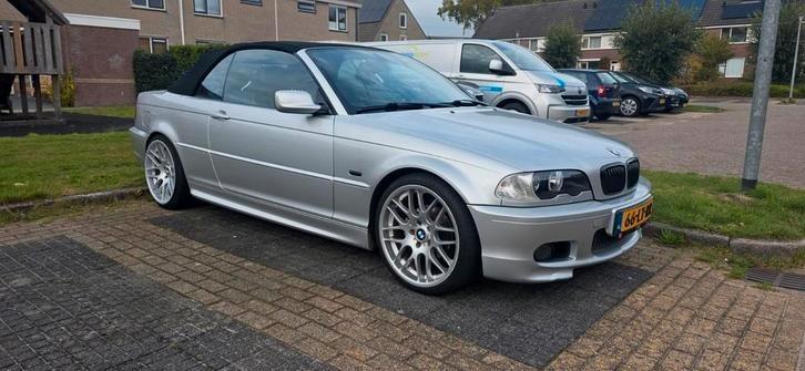 BMW 3-Serie 2.0 CI 318 Cabrio 2002 Grijs, Auto's, BMW, Bedrijf, 3-Serie, ABS, Airbags, Airconditioning, Alarm, Android Auto, Bluetooth