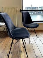 2 Kick kuipstoelen zwart, Huis en Inrichting, Stoelen, Ophalen, Metaal, Twee, Zwart