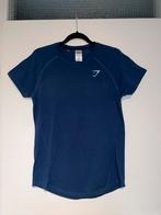 GYMSHARK heren blauw sport t-shirt top mt M, Fitness, Gymshark, Ophalen of Verzenden, Zo goed als nieuw