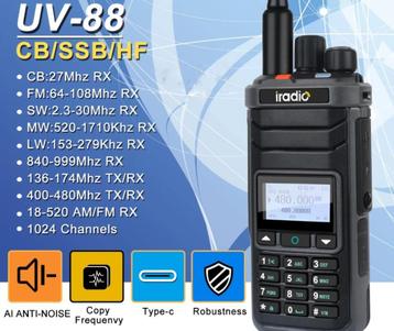 Iradio UV-88 portofoon beschikbaar voor biedingen