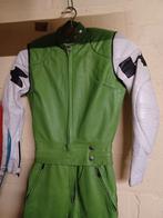 Kawasaki origineel vintage retro lederen motorpak jaren '70, Ophalen of Verzenden, Tweedehands, Combipak