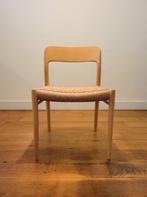Vintage set van 4 stoelen van N.O. Møller model 75 uit 1970, Ophalen, Gebruikt, Vier, Deens design, Vintage design