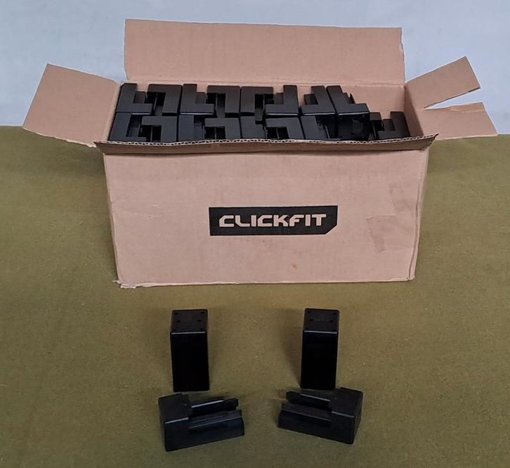 99 x Esdec eindkap zwart Clickfit art.nr.: 100-3030, Doe-het-zelf en Verbouw, IJzerwaren en Bevestigingsmiddelen, Nieuw, Overige typen