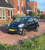 Citroën C1 1.0 3-DRS 2009 Zwart met airco, Auto's, Voorwielaandrijving, 4 stoelen, C1, Handgeschakeld