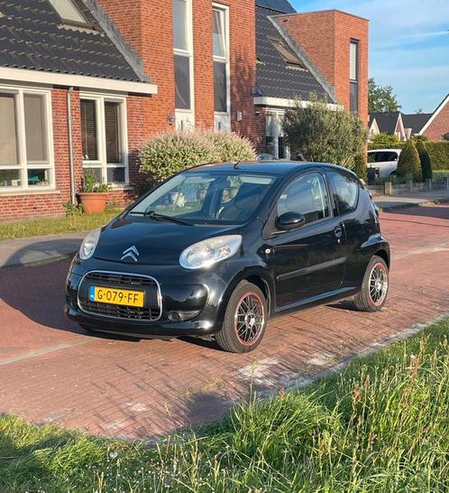 Citroën C1 1.0 3-DRS 2009 Zwart met airco, Auto's, Citroën, Particulier, C1, Benzine, A, Hatchback, Handgeschakeld, Geïmporteerd