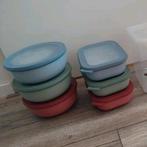 Multikom Cirqula 4-delige set 3x (350, 750, 1250, 1000 ml), Ophalen of Verzenden, Zo goed als nieuw, Rood, Bak of Kom