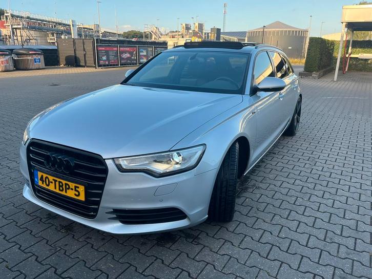Audi A6 3.0TFSI 220KW Avant Qua.s-tr 2012 Grijs, Auto's, Audi, Particulier, A6, Airbags, Airconditioning, Bluetooth, Boordcomputer