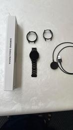 Samsung Galaxy watch 4 met allerlei reserve onderdelen, Zwart, Samsung ⌚️, Ophalen of Verzenden, Zo goed als nieuw