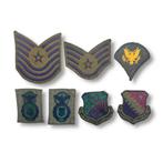 Verzameling 7 Amerikaanse US rank patches, Amerika, Ophalen of Verzenden, Nvt, Embleem of Badge