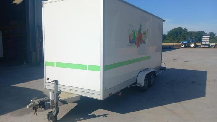 Gesloten aanhanger, Auto diversen, Aanhangers en Bagagewagens, Zo goed als nieuw, Ophalen