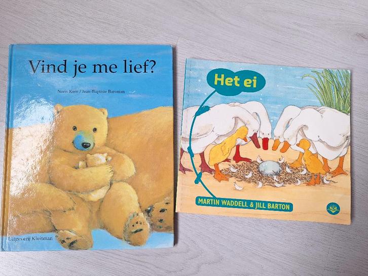 Boeken Vind je me lief? en Het ei, Boeken, Kinderboeken | Kleuters, Gelezen, Fictie algemeen, 4 jaar, Jongen of Meisje, Ophalen of Verzenden