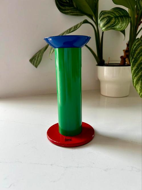 Postmodern kandelaar SKS Germany. Memphis stijl. Metaal, Huis en Inrichting, Woonaccessoires | Kandelaars en Kaarsen, Zo goed als nieuw