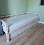 Eenpersoonsbed, Huis en Inrichting, Slaapkamer | Bedden, Ophalen, 90 cm, Eenpersoons, Wit