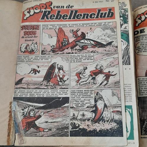 Sjors en de Rebellenclub - gebonden weekbladen jaren '50, Boeken, Prentenboeken en Plaatjesalbums, Gelezen, Prentenboek, Ophalen of Verzenden