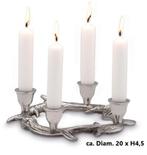 Kaarsenstandaard Gewei met 4 kandelaren Advent, Verzenden, Nieuw