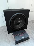 Pioneer subwoofer en versterker, Auto diversen, Autospeakers, Ophalen, Zo goed als nieuw