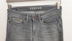 Denham Sharp Skinny Fit Jeans - Grijs Maat  W27 L34, Denham, Ophalen of Verzenden, Zo goed als nieuw, W27 (confectie 34) of kleiner