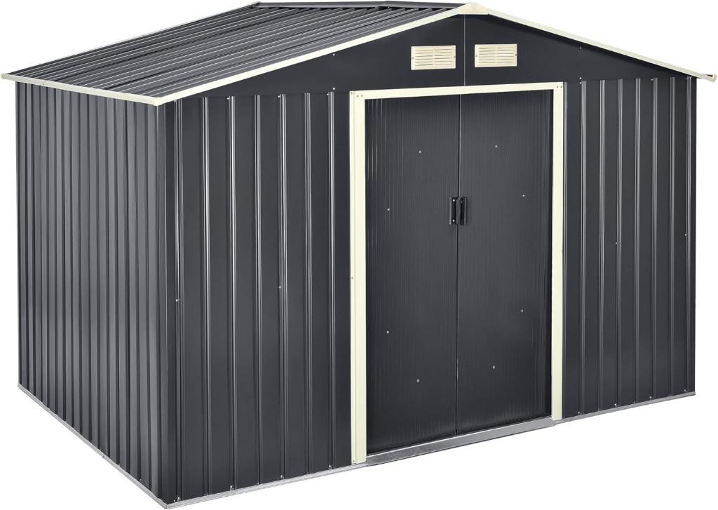 Ruime Metalen Tuinschuur Tuinhuis. Zeer Stevig Montageframe., Tuin en Terras, Tuinhuizen, Verzenden, Schuur, Nieuw, Zonder ramen