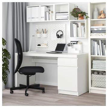IKEA MALM bureau wit 140x65 cm - afbeelding 10