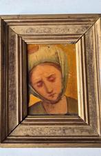Oud Schilderijtje, stijl Rogier van der Weyden, op koper, Antiek en Kunst, Verzenden