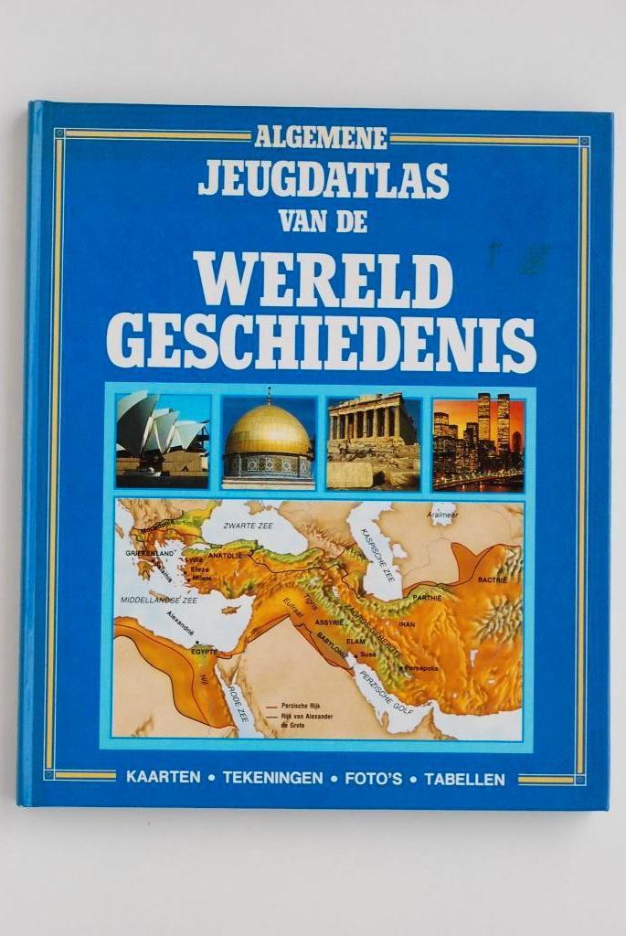 Algemene jeugdatlas van de wereldgeschiedenis - Hema (1990), Overige atlassen, Verzenden, Zo goed als nieuw, 1800 tot 2000