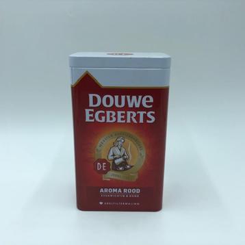 Retro Vintage Douwe Egberts Blik Aroma Rood beschikbaar voor biedingen