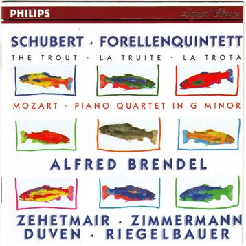 Schubert: Forellenkwintet Mozart Pianokwartet Brendel beschikbaar voor biedingen