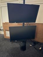 2x iiyama ProLite E2282HS en standaard. Monitor. Beeldscherm, Ophalen, Zo goed als nieuw, 60 Hz of minder
