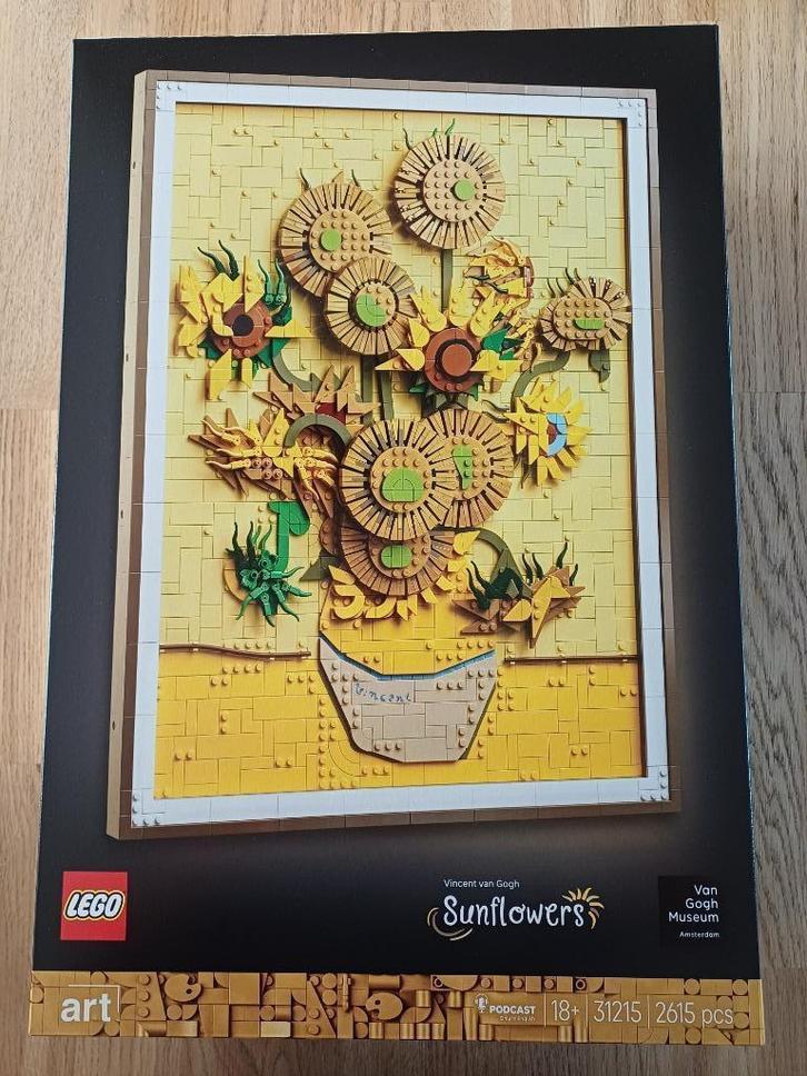 Lego Art Vincent van Gogh Zonnebloemen 31215, Kinderen en Baby's, Speelgoed | Duplo en Lego, Zo goed als nieuw, Lego, Complete set