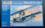 Revell  Supermarine Walrus Mk.I 1:72, Hobby en Vrije tijd, Modelbouw | Vliegtuigen en Helikopters, 1:72 tot 1:144, Revell, Ophalen of Verzenden