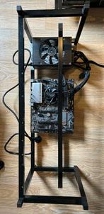 Hashing/mining rig GigZ590D HX1200 Intel i5 4.4 64 GB RAM dd, Ophalen, Zo goed als nieuw