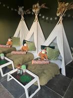 Tipi Tent Slaapfeestjes Set Compleet - Overname!, Ophalen of Verzenden, Zo goed als nieuw, Overige typen