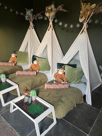 Tipi Tent Slaapfeestjes Set Compleet - Overname! beschikbaar voor biedingen