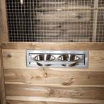 Aluminium Volière met nachthok en sluis R10, Dieren en Toebehoren, Ophalen of Verzenden, Nieuw, Aluminium, Volière