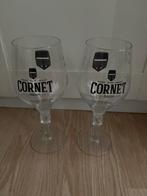Cornet bierglazen, Verzamelen, Ophalen, Zo goed als nieuw, Bierglas