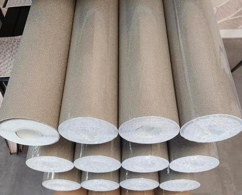 Behang goud / taupe met subtiele glans 70 cm breed 51356, Huis en Inrichting, Stoffering | Behang, minder dan 10 m², Ophalen of Verzenden