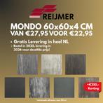 Reijmer's Eindejaars Actie, Tuinvisie Mondo Serie, Tuin en Terras, Tegels en Klinkers, Ophalen, Vonderweg 9, Nieuw, 10 m² of meer
