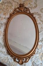 Leuke brocante ovale spiegel, Antiek en Kunst, Ophalen, Ovaal, 50 tot 100 cm, Minder dan 100 cm