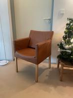 Label Eetkamerfauteuils "Fellini" by Gerard van der Berg, Huis en Inrichting, Stoelen, Gebruikt, Bruin, Leer, Ophalen of Verzenden