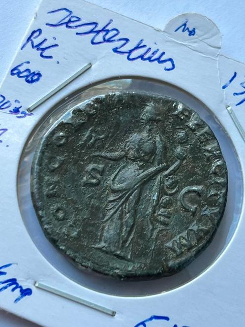 Romeinse Rijk schaarse sestertius 139-144, Postzegels en Munten, Munten | Europa | Niet-Euromunten, Losse munt, Overige landen