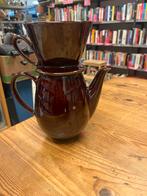 Vintage Bruine Theepot met Filter, Gebruikt, Ophalen of Verzenden, Nvt, Nvt