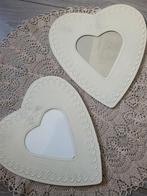 Brocante harten lijstjes 2 stuks, Audio, Tv en Foto, Fotografie | Fotolijsten, Ophalen of Verzenden, Zo goed als nieuw