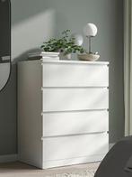 IKEA white Malm Cupboard 4 drawers, Huis en Inrichting, Tafels | Kaptafels, 100 tot 150 cm, 100 tot 150 cm, Ophalen of Verzenden