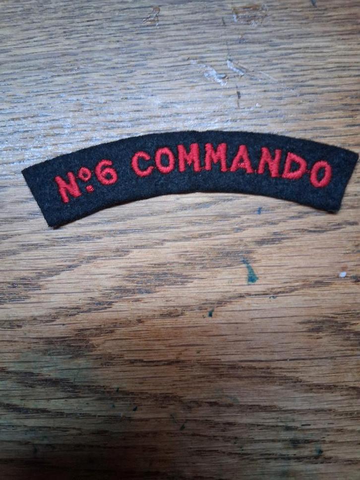 commando nr. 6, Verzamelen, Militaria | Algemeen, Landmacht, Embleem of Badge, Engeland, Verzenden